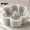 Pumice Perch Feeding Dish Stone Parrot Bowl, Spill Proof Bird Water Bowl Food Dish, Cage Feeder for Cockatoo Cockatiel Conure Parakeet Small Accessory