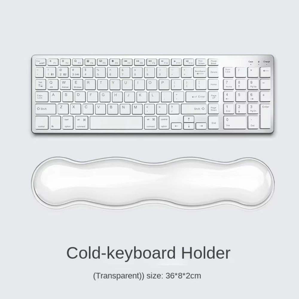 With Wrist Rest Mouse Pad Silicone Mouse Wrist Mat Soft Ergonomic Keyboard Wrist Rest Home Use