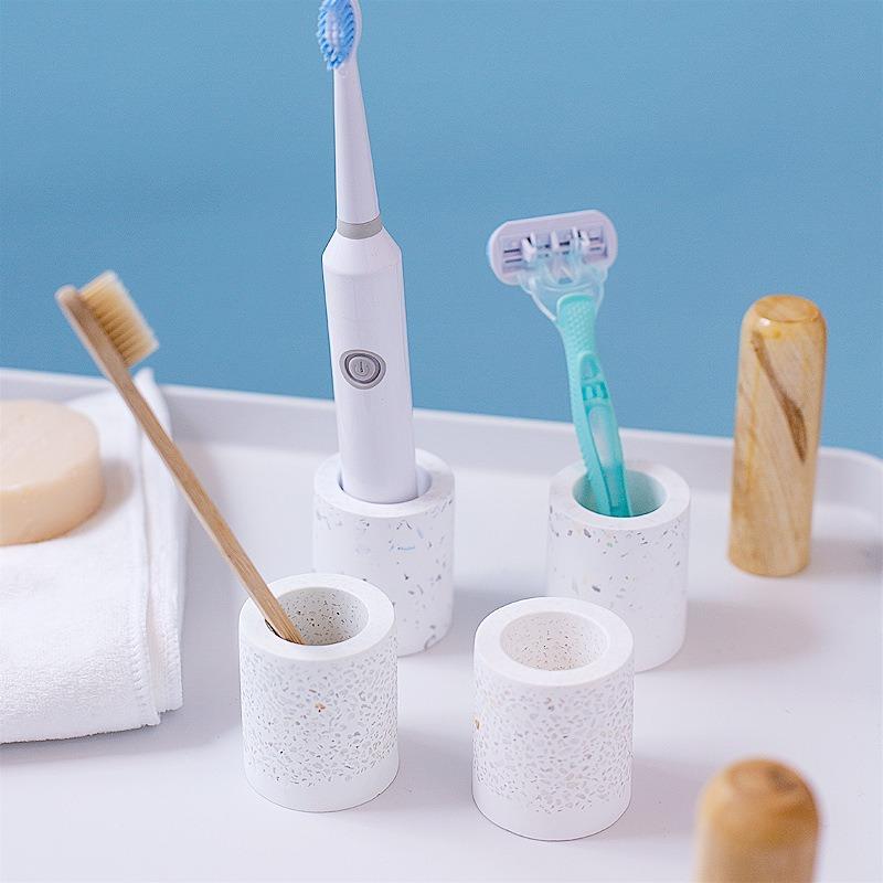 Absorbent Diatomite Toothbrush Holder Bathroom Accessories Portable Toothbrush Holder Dry Moisture Container Storage Box