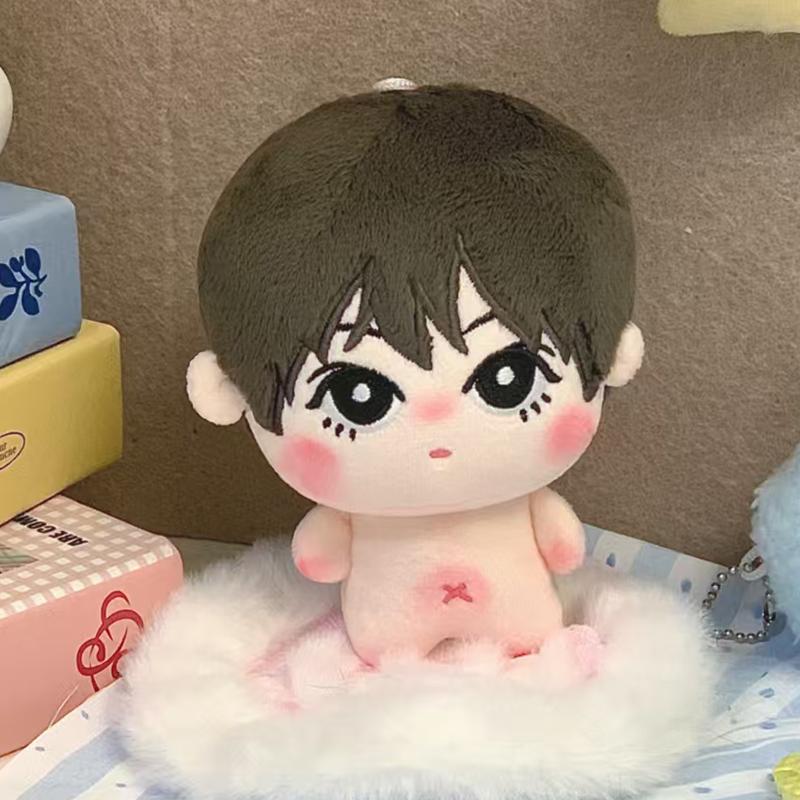 10cm Kawaii Naked Plush Cotton Doll Idol Stuffed Super Star Figure Doll Cute Anime Gaming Peripherals Body Doll for Girls Gifts