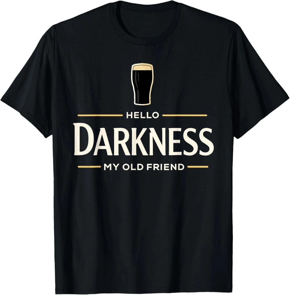 Hello Darkness My Old Friend Irish Beer St. Patrick's Day T- Shirt Unisex S - 5XL