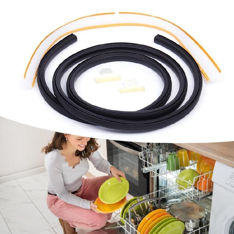 154827601 Door Gasket Seal with 809006501 Bottom Gasket 154701001 Splash Shield Waterproof Seal Strips Enduring