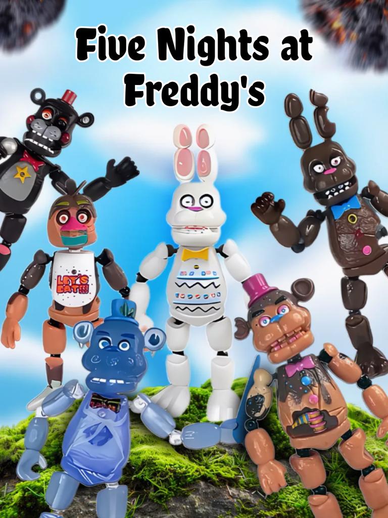 Figures Five Nights At Freddy's FNAF Animatronics Set of Toys 6 Cm 14-16 Cm