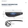 Car Wide Angle Rain Eyebrow Small Round Mirror For Ford Mustang BA Shelby SYNus King GTX1 Ka Fusion Focus F-150 Transit Ranger