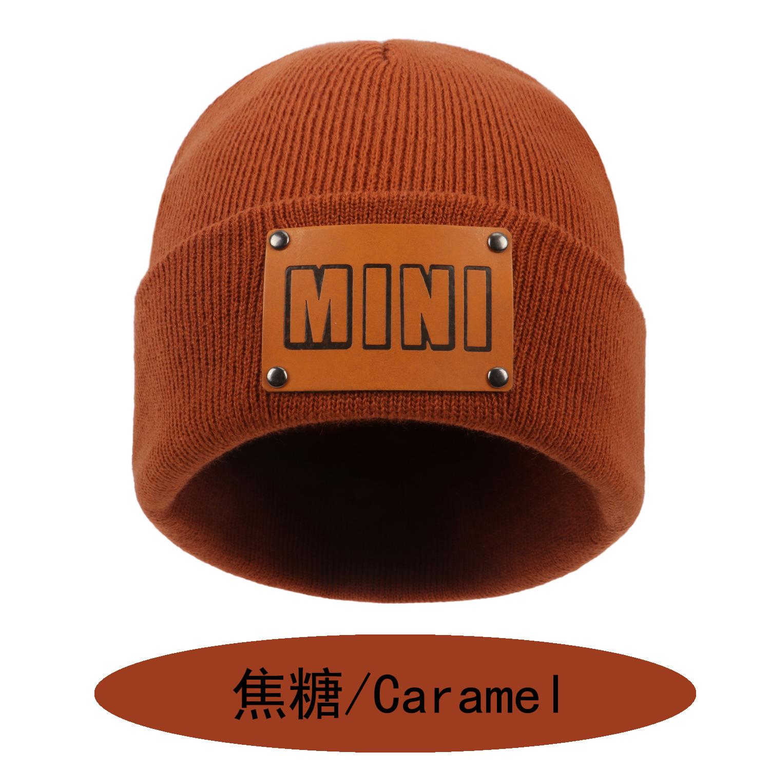 

Mini children s knitted pullover hat 2022 new warm and cold European and American wool infant children s head crochet hat M (39-48CM) 1-6 years old