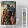 Shower Curtain Waterproof Polyester Fabric Paint Colorful Bath Curtains Transformers Autobot Home Bathroom Decor With Hook