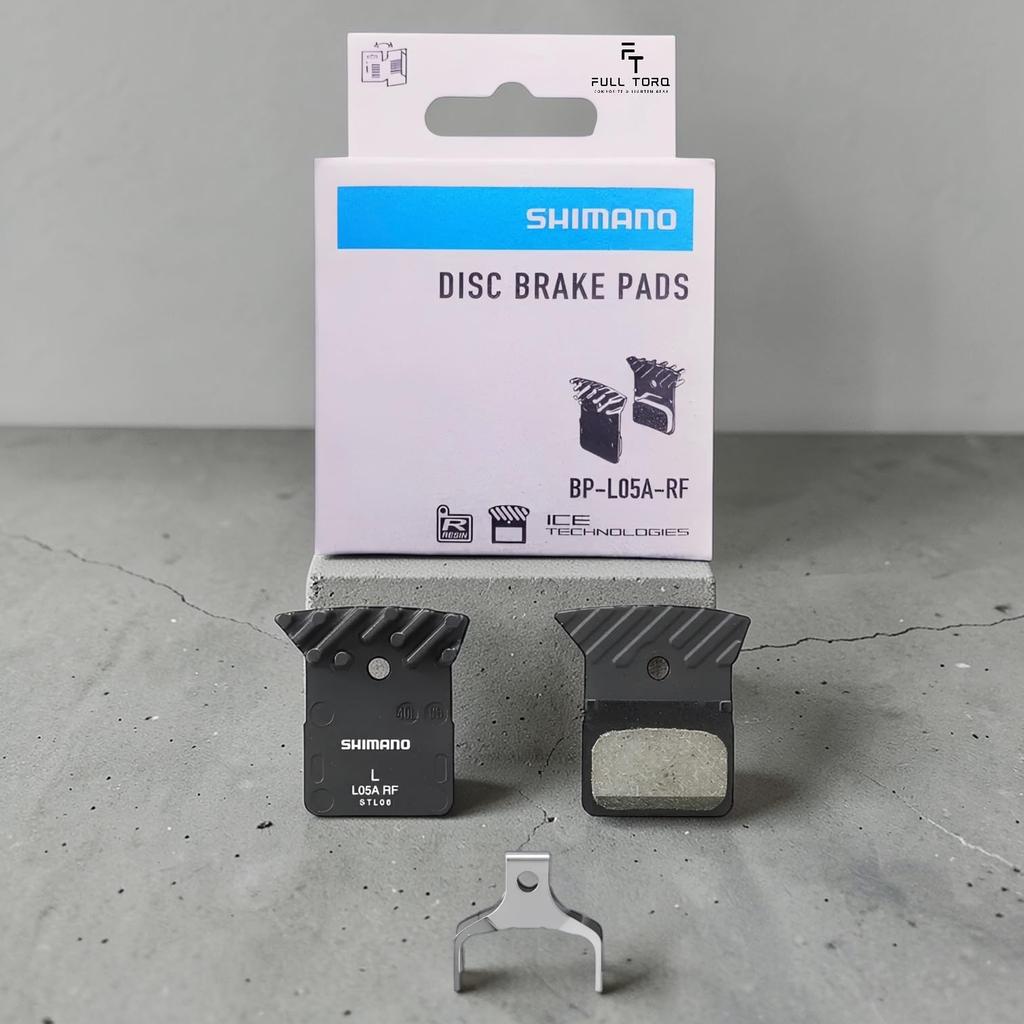 Shimano L05A Disc Brake with Fins Pads, Resin,