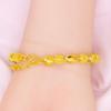 Linglong Gold Bracelet Classic Daily Adjustable Bracelet New Style Charm Bracelet Women's Fashion Wearing Chain
