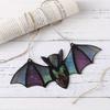 Bat Shaped Halloween Bat Pendant Wall Art Wall Hanging Bat Halloween Acrylic Bat  Party Festival