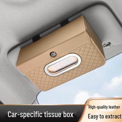 Caixa de lenços de carro: Montável no Para-sol/Encosto do Banco