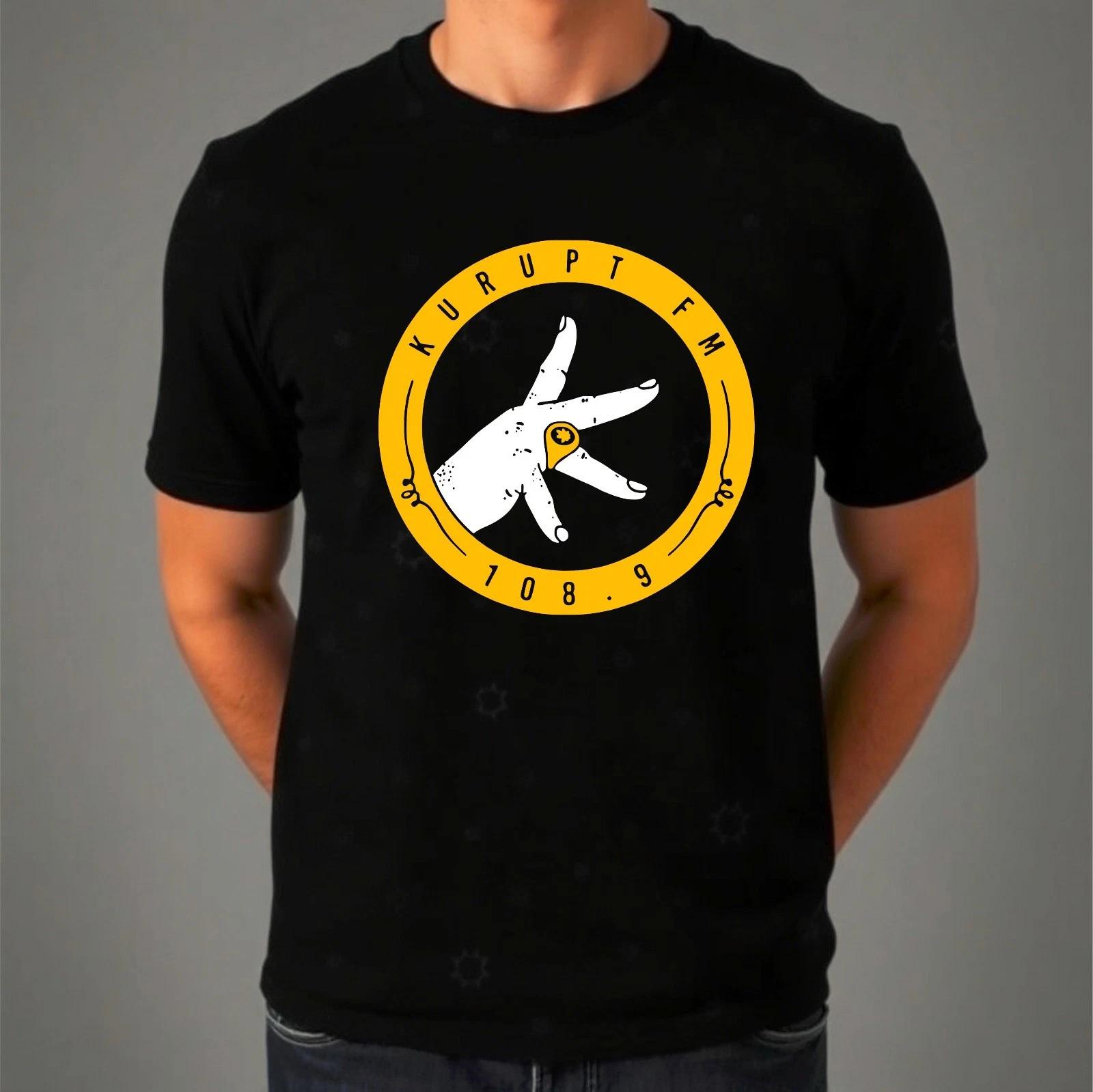 Kurupt FM T-Shirt, Funny Pirate Radio Gift Mens Womens Unisex Gift Tee Top 4XL