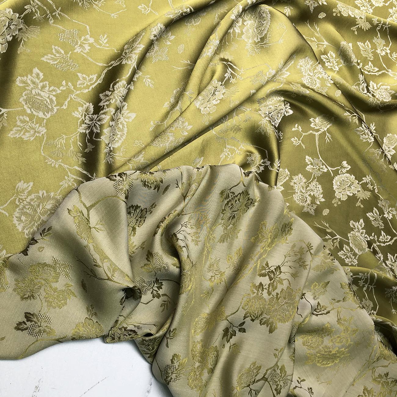 

Дуньхуанский шелк жаккардовый двухцветный имитация ципао ханьфу ткань