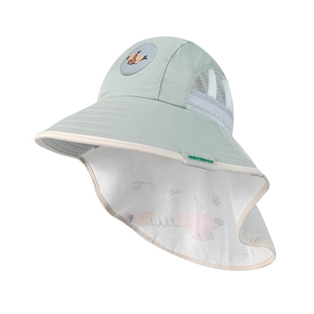 

Дитячий сонцезахисний капелюх з УФ-захистом, дихаючий пляжний капелюх, милий капелюх-панама для дівчаток і хлопчиків синій