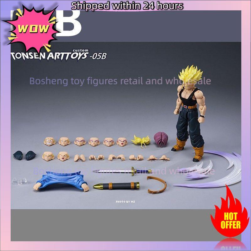 Second Edition Tonsenarttoys Tonsen Arttoys Kamione Dragon Ball Z Super Saiyan SSJ SSJ2 Trunks 05a 05b Action Figures Model Toys