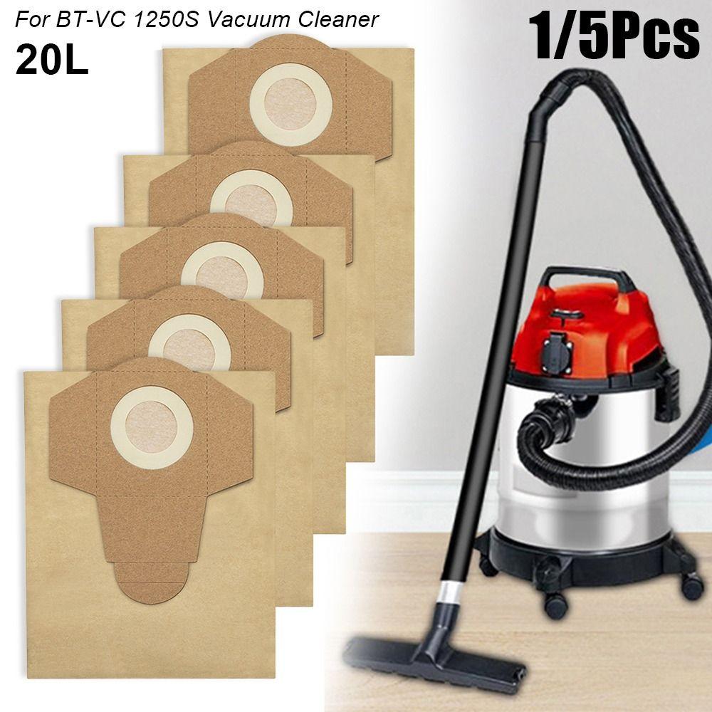 1/5Pcs 20L Dust Collection Bag For Einhell Wet And Dry For BT-VC 1250S Vacuum Cleaner Spare Parts Replacement Accessories