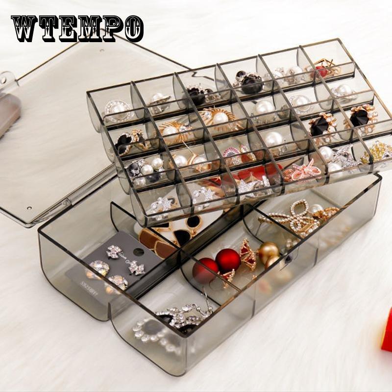 Earrings Earrings Jewelry Storage Box Ear Clips Induction Sorting Multi ...