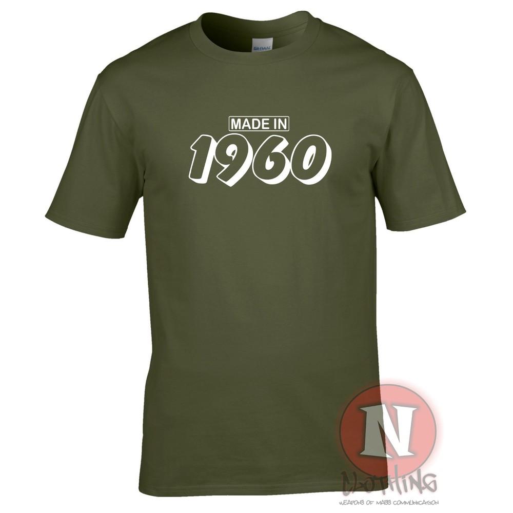 Made In 1960 TShirt Birthday Celebration Present Gift Funny Party Teeshirt