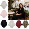 V-neck Women's Shawl Fringe Knit Shawl New Wraps Scarf Coat  Spring Autumn
