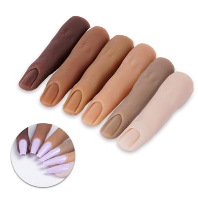1 Adet Silika Jel Model 6 Renk Tırnak Aracı Pratikler Manikür Sahte Parmak Pratik sahte parmak