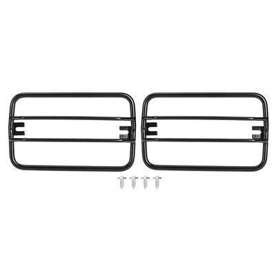 Turn Side Signal Light Protect Guards Black Grille Cover Fits for Jeep Wrangler TJ 19972006
