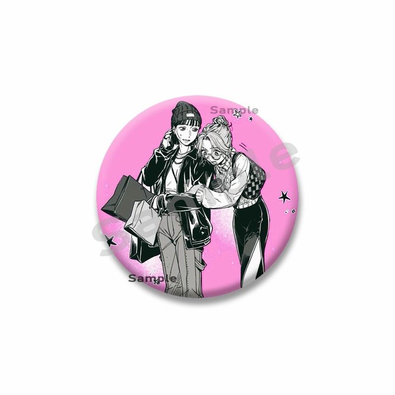 Anime The Guy She Was Interested In Wasn't A Guy At All Button Pin Cartoon Mitsuki Koga Brooch Badge Bag Hat Decor Accessories