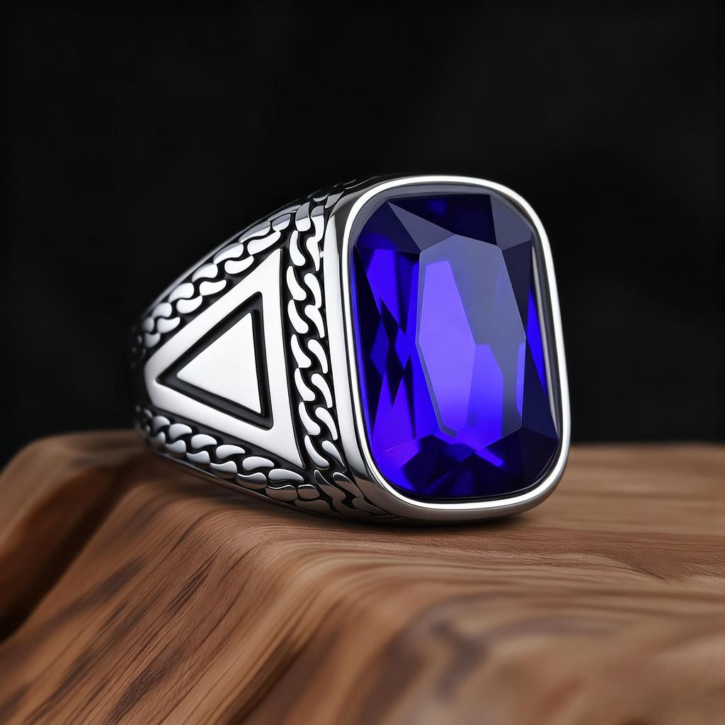 R3427 Men's High Quality 316L Stainless Steel Variety Onyx Rings Fashion Trend Jewelry