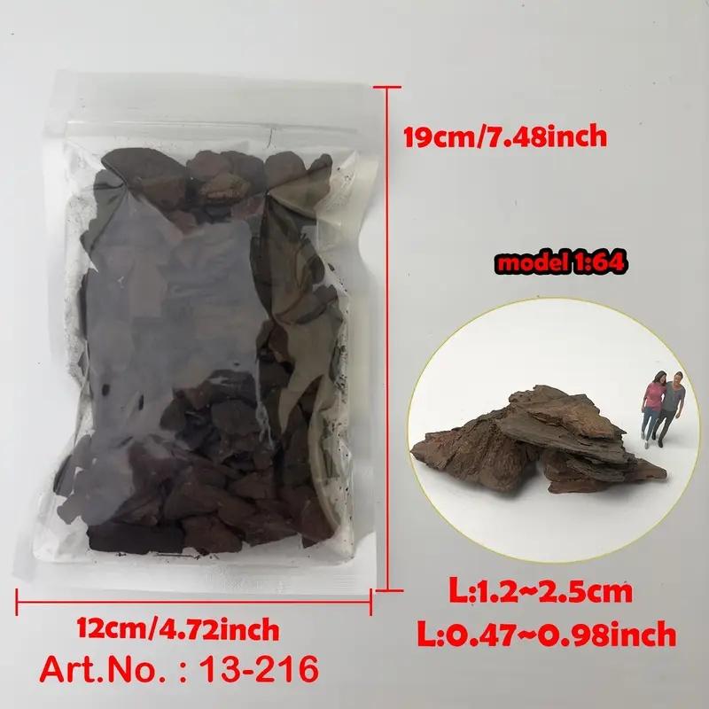 

Упаковка 50 г. Реалистичная миниатюрная каменная кора для ландшафтных моделей своими руками, идеально подходит для военных песочных столов, 3D-моделей местности и детальных проектов пейзажей. 0.47~0.98in