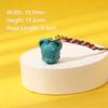Zodiac Animal Copper Bell Keychain Cartoon Animal Keyring Pendant Bag Decor Phone Ornament For Festival Gifts