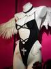 Halloween Nun Cosplay Lingerie Bodysuit Women Sexy Cross Hollow Temptation Sweet Nightgowns Nightclub Devil Anime COS Uniform