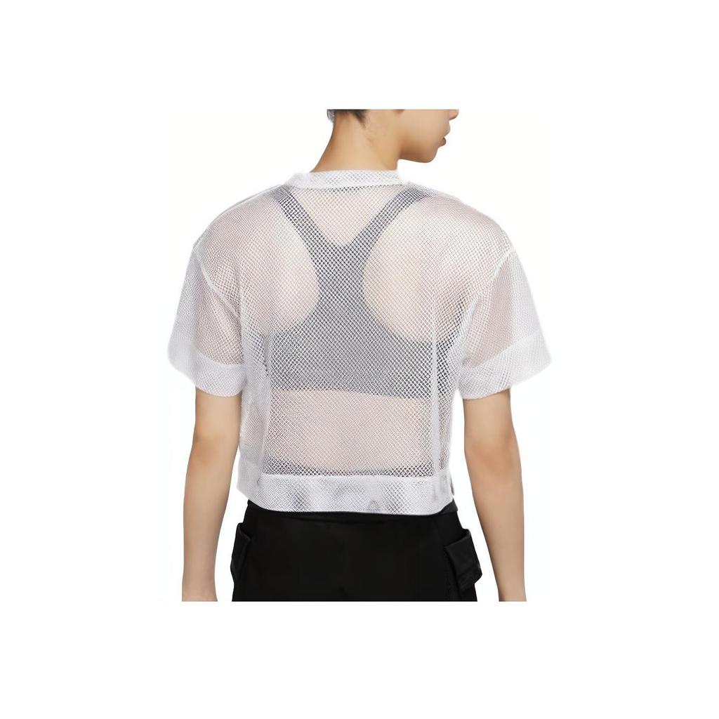 Jordan Sporty Mesh Short Sleeve T-Shirt Women Tops White CZ1892-100