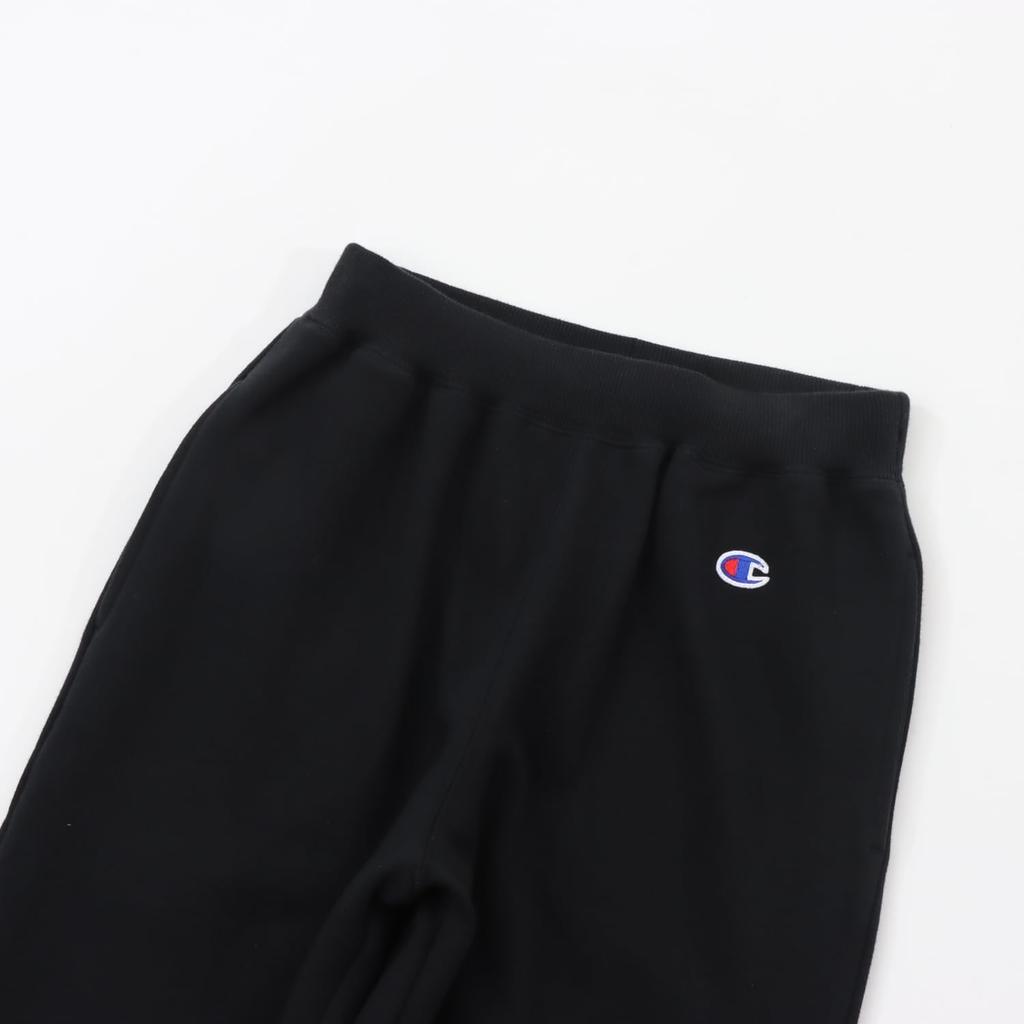 Pants Kids Cotton French Terry COTTON USA One Point Logo Embroidery Long Pants Basic Black 160 [Champion] 100% CK-Y201