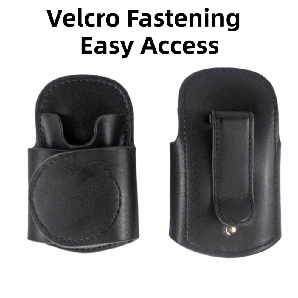 Hook Loop Closure Stethoscope Holder Clip Durable Magnetic Holder Stethoscope Storage Bag PU Leather Compact