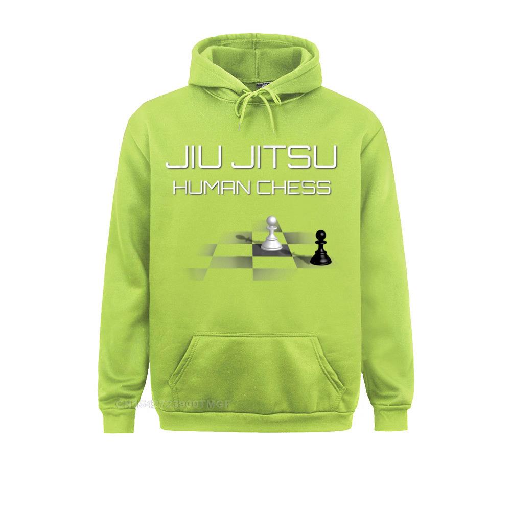 Hoodies Clothes Human Chess Jiu Jitsu Shirt BJJ MMA Unisex Summer/Fall Long Sleeve  Adult Sweatshirts Simple Style Funny