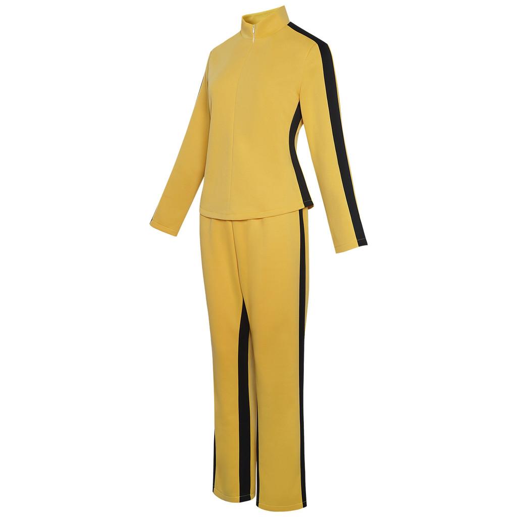 Set Costum Kill Bill Vol 1 Pentru Cosplay Și Halloween Cu Material Confortabil Pentru Adulți
