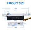 DC12 Small Access Control Electric Mortise Lock Embedded Electronic Bolt Lock Door Lock Mini Electric Lock with Feedback