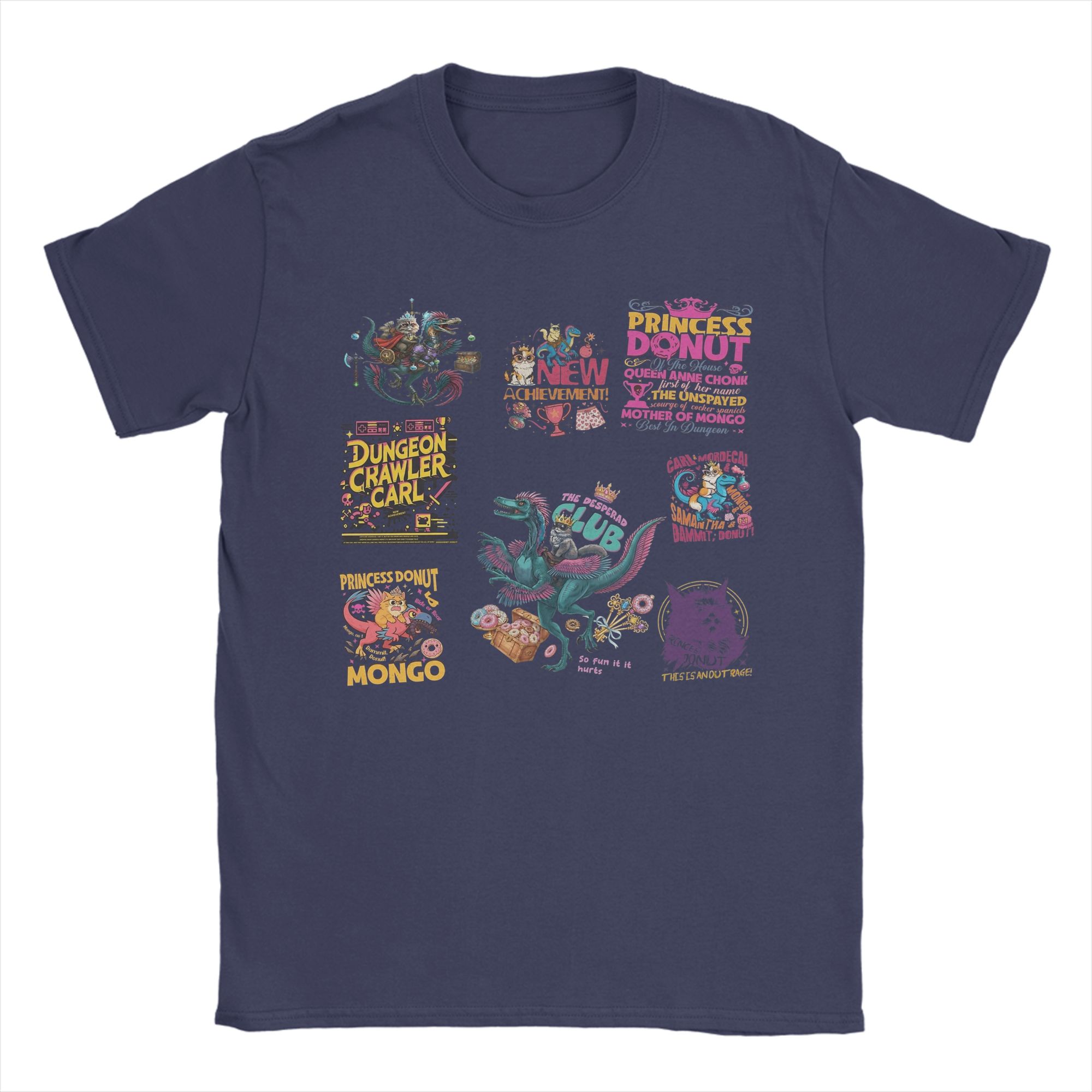 

Beach Dungeon Crawler Carl Retro Fashion T Shirts 100 Cotton Tee Shirt for Men Y2K Casual Wholesale Short Sleeve Clothes 4XL