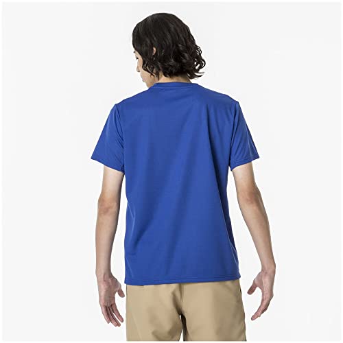 Mizuno Training Wear Short Sleeve T-Shirt, Moisture-Wicking, Quick-Drying, 32MAA156, Surf Blue, XL