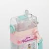 Skater Square 2-Way Water Bottle, 600ml, Straw, Direct Drinking, Cover, Shoulder Strap Included, Disney Princess, Girls, PSQW6-A