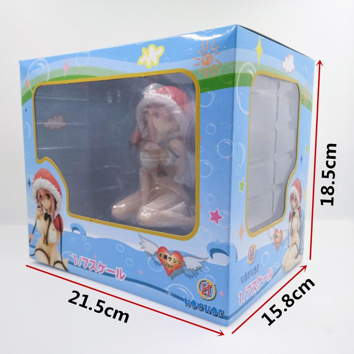 

16CM Anime SUPER SONICO Xmas Red Cap Series Toy1/10 Special Ver Swimsuit Model Toy Present Collection Aciton Figure PVC With box