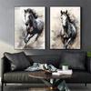 Horse Watercolor Canvas Oil Painting Prints Pictures Animal Horse Abstract Wall Art Posters Mural for Living Room Home Decor