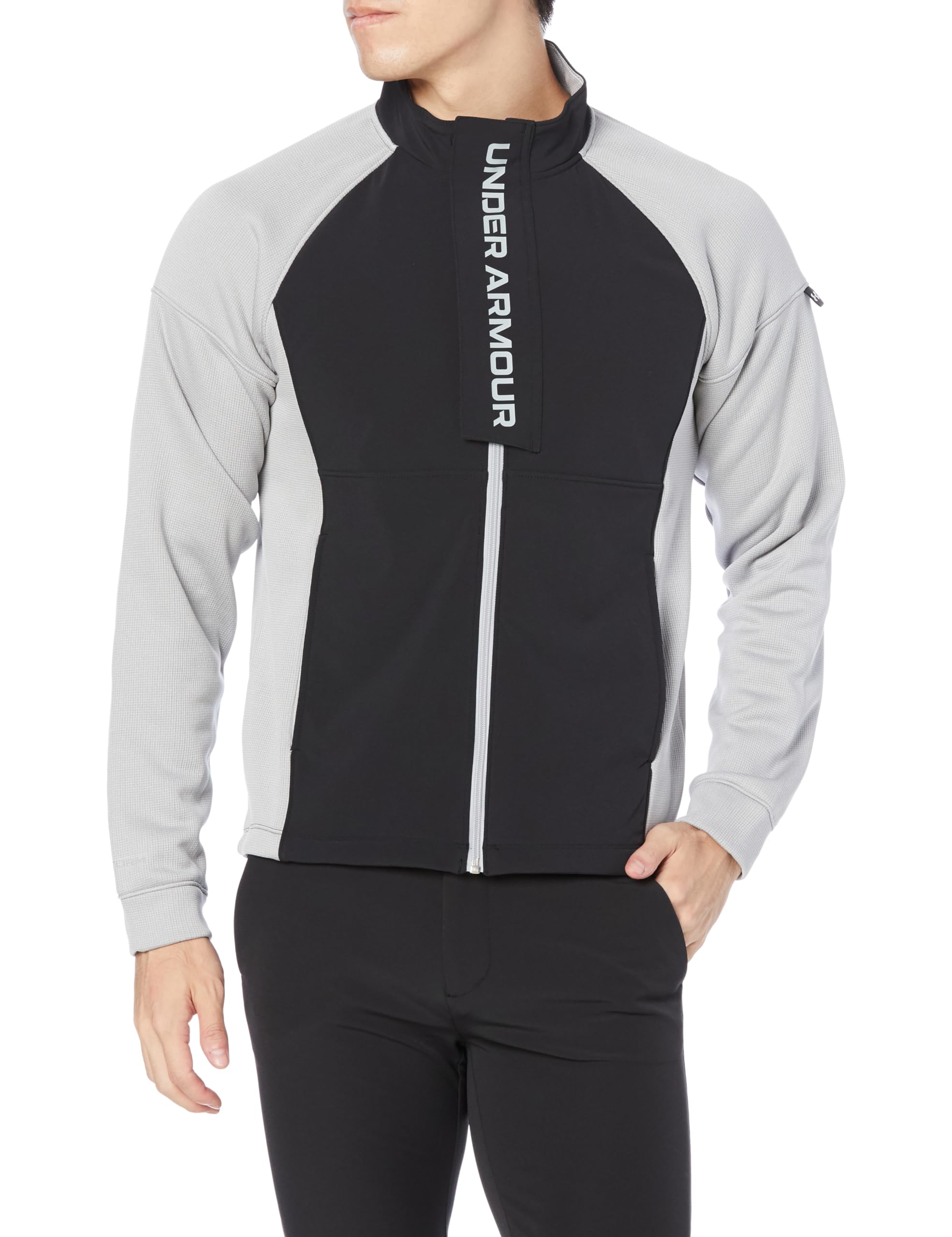 

Under Armour UA Sweater Fleece HYB Jacket Steel Black Mod Gray LG