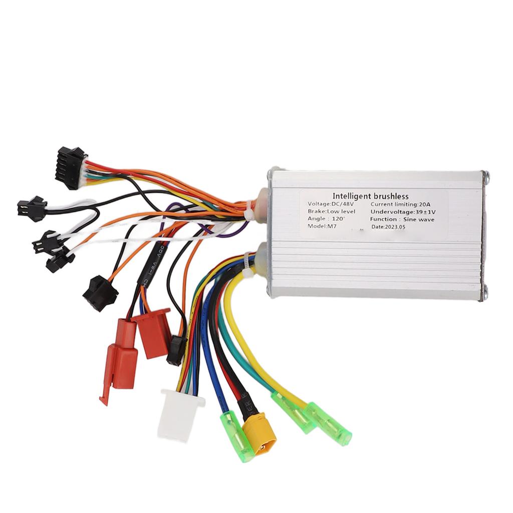 500W48V Elektrofahrrad-Controller Bürstenloser Motor-Controller Aluminiumlegierung Nutschale Elektrofahrrad Umbauzubehör