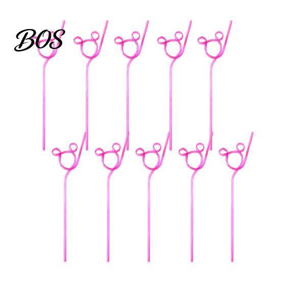 Ultra-long Curved Straws 10PCS PET Straws, Reusable Creative Shapes Fun Plastic for Kids Adults Party Games Smoothies Juice Drinks Drinking