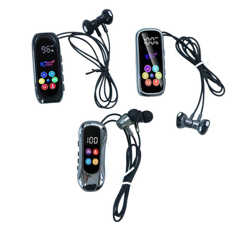 Portable Lavalier Headphones Bluetooth Earbuds Surround Sound Headsets Noise Reduction Earphones Handsfree In Hd Mic