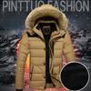 Winter New Products, Men's Wear, Casual Plush Cotton Jacket, Thickened, Hooded Cotton Jacket, Men's Top, Coat, Warm Jacket