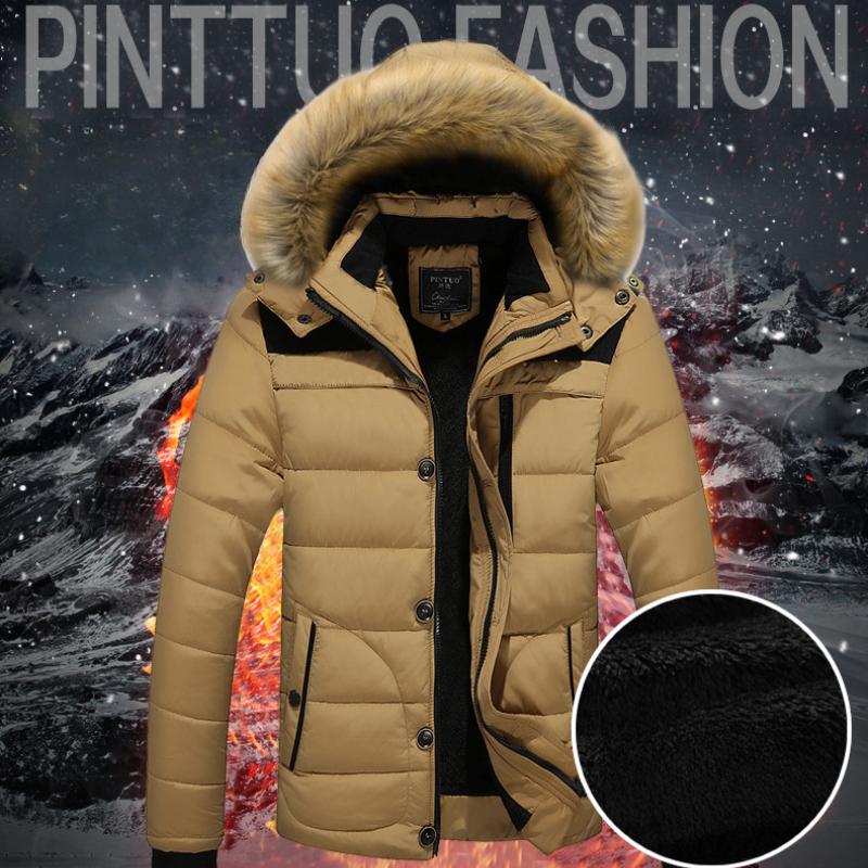 Winter New Products, Men's Wear, Casual Plush Cotton Jacket, Thickened, Hooded Cotton Jacket, Men's Top, Coat, Warm Jacket