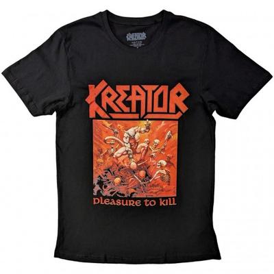 Kreator Unisex Adult Pleasure To Kill Back Print Cotton T-Shirt