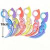 Cuchillo Garra Plegable por Gravedad Impreso en 3D Karambit Juguete Fidget Plástico Noafilado Prop de Cosplay EDC Alivio del Estrés Regalo Creativo