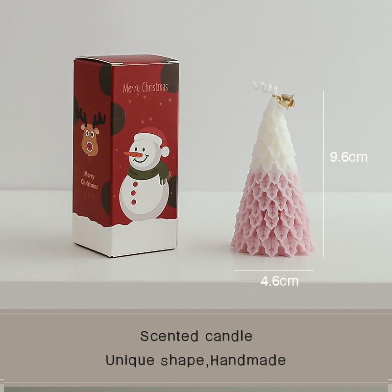 Рождественская елка свеча ароматерапия подарочная коробка креативная рождественская атмосфера украшение для вечеринки Рождественская ароматерапия свеча сувенир 5