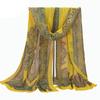 Sciarpa Lunga Morbida in Chiffon Floreale da Donna, Coprispalle Trasparente, Stola, Regalo